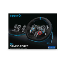 „Logitech G G29“ vairas + pedalai „PlayStation 3“, „PlayStation 4“ analoginis USB 2.0, juodas