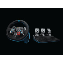 „Logitech G G29“ vairas + pedalai „PlayStation 3“, „PlayStation 4“ analoginis USB 2.0, juodas