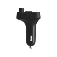 SAVIO FM transmitter, Bluetooth 5.3, QC 3.0 charger, LED display, Bass Boost, TR-15, black SAVIO FM transmitter, Bluetooth 5.3, QC 3.0 charger, LED display, Bass Boost, TR-15, black
