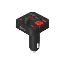 SAVIO FM siųstuvas, „Bluetooth 5.3“, QC 3.0 įkroviklis, LED ekranas, žemųjų dažnių sustiprinimas, TR-15, juodas SAVIO FM siųstuvas, „Bluetooth 5.3“, QC 3.0 įkroviklis, LED ekranas, žemųjų dažnių sustiprinimas, TR-15, juodas