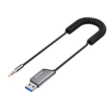 Savio TR-16 siųstuvo AUX adapteris su laisvų rankų funkcija, „Bluetooth 5.3“, „Google Assistant“ / „Siri“ Savio TR-16 siųstuvo AUX adapteris su laisvų rankų funkcija, „Bluetooth 5.3“, „Google Assistant“ / „Siri“
