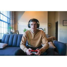 „Microsoft Xbox“ stereo ausinės su laidine ir galvos juosta, juodos