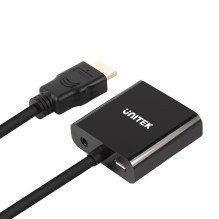 UNITEK Y-6333 interface cards / adapter 3.5 mm, VGA UNITEK Y-6333 interface cards / adapter 3.5 mm, VGA