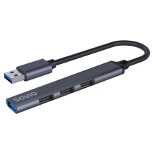 SAVIO šakotuvas AK-70 USB-A – 3 × USB-A 2.0, 1 × USB-A 3.1 GEN 1, 4 viename, 5 Gbps SAVIO šakotuvas AK-70 USB-A – 3 × USB-A 2.0, 1 × USB-A 3.1 GEN 1, 4 viename, 5 Gbps