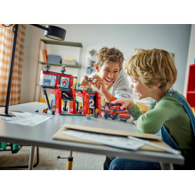 LEGO CITY 60414 Gaisrinė su gaisrine mašina