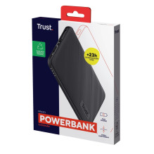 „Trust Primo“ – 5000 mAh ličio jonų (Li-Ion) išorinė baterija (juoda) „Trust Primo“ – 5000 mAh ličio jonų (Li-Ion) išorinė baterija (juoda)