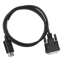 Lanberg CA-DPDV-10CU-0010-BK vaizdo kabelio adapteris 1 m DisplayPort DVI-D juodas Lanberg CA-DPDV-10CU-0010-BK vaizdo kabelio adapteris 1 m DisplayPort DVI-D juodas