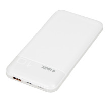 „iBox IPB10“ išorinė baterija, ličio jonų (Li-Ion), 10000 mAh, balta „iBox IPB10“ išorinė baterija, ličio jonų (Li-Ion), 10000 mAh, balta