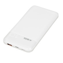 „iBox IPB10“ išorinė baterija, ličio jonų (Li-Ion), 10000 mAh, balta „iBox IPB10“ išorinė baterija, ličio jonų (Li-Ion), 10000 mAh, balta