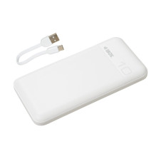 „iBox IPB10“ išorinė baterija, ličio jonų (Li-Ion), 10000 mAh, balta „iBox IPB10“ išorinė baterija, ličio jonų (Li-Ion), 10000 mAh, balta