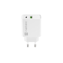 NATEC NETWORK CHARGER RIBERA USB-A+USB-C 20W PD NATEC NETWORK CHARGER RIBERA USB-A+USB-C 20W PD