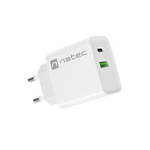 NATEC NETWORK CHARGER RIBERA USB-A+USB-C 20W PD NATEC NETWORK CHARGER RIBERA USB-A+USB-C 20W PD