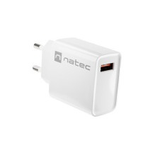 NATEC TINKLO ĮKROVIKLIS RIBERA USB-A 18W BALTA NATEC TINKLO ĮKROVIKLIS RIBERA USB-A 18W BALTA