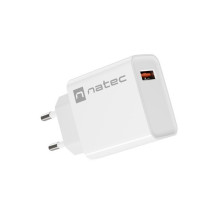 NATEC TINKLO ĮKROVIKLIS RIBERA USB-A 18W BALTA NATEC TINKLO ĮKROVIKLIS RIBERA USB-A 18W BALTA
