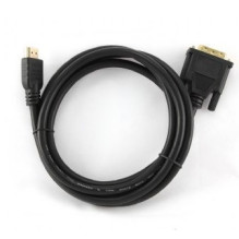 Gembird 1.8m, HDMI / DVI, M / M DVI-D juodas Gembird 1.8m, HDMI / DVI, M / M DVI-D juodas