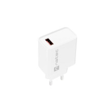 NATEC NETWORK CHARGER RIBERA USB-A 18W WHITE NATEC NETWORK CHARGER RIBERA USB-A 18W WHITE