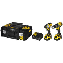 Elektrinių įrankių rinkinys DEWALT DCK266P2T (DCD796+DCF887) 2 x 5,0 Ah 18 V