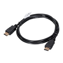 LANBERG HDMI kabelis V1.4 M / M 1M CCS juodas LANBERG HDMI kabelis V1.4 M / M 1M CCS juodas