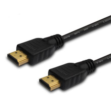 Savio CL-01 HDMI kabelis 1,5 m HDMI A tipo (standartinis) juodas Savio CL-01 HDMI kabelis 1,5 m HDMI A tipo (standartinis) juodas