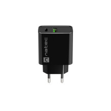 NATEC NETWORK CHARGER RIBERA USB-A+USB-C 20W PD NATEC NETWORK CHARGER RIBERA USB-A+USB-C 20W PD