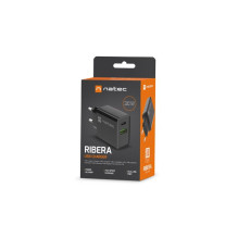 NATEC NETWORK CHARGER RIBERA USB-A+USB-C 20W PD NATEC NETWORK CHARGER RIBERA USB-A+USB-C 20W PD