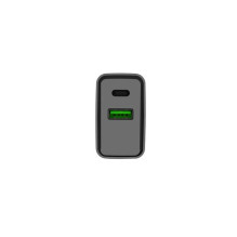NATEC tinklo įkroviklis RIBERA USB-A+USB-C 20W PD NATEC tinklo įkroviklis RIBERA USB-A+USB-C 20W PD