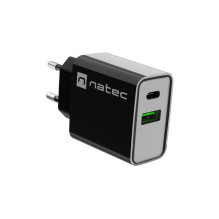 NATEC NETWORK CHARGER RIBERA USB-A+USB-C 20W PD NATEC NETWORK CHARGER RIBERA USB-A+USB-C 20W PD