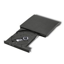 Qoltec 51857 išorinis DVD-RW įrašymo įrenginys, USB 3:0, juodas