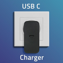 „Qoltec 52379“ itin greitas PD įkroviklis, 1 x USB-C, 65 W, 5–20 V, 3–3,25 A, juodas