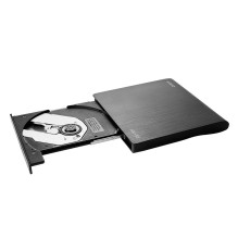 SAVIO AK-59 External slim CD / DVD Recorder R / RW - USB-C / USB-A, black