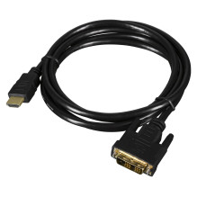 Lanberg CA-HDDV-10CC-0018-BK video cable adapter 1.8 m HDMI Type A (Standard) DVI-D Black Lanberg CA-HDDV-10CC-0018-BK video cable adapter 1.8 m HDMI Type A (Standard) DVI-D Black