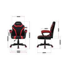 Gaming chair for children Huzaro Ranger 1.0 Red Mesh, black, red Gaming chair for children Huzaro Ranger 1.0 Red Mesh, black, red
