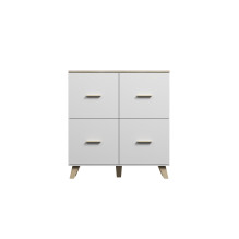 Cama sideboard LOTTA 110 4D white + sonoma oak Cama sideboard LOTTA 110 4D white + sonoma oak
