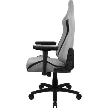 „Aerocool CROWNASHGR“, ergonomiška žaidimų kėdė, reguliuojamos pagalvėlės, „AeroWeave“ technologija, pilka
