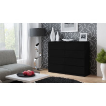 Topeshop M8 120 CZERŃ komoda Topeshop M8 120 CZERŃ komoda