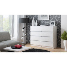 Topeshop M8 120 BIEL chest of drawers Topeshop M8 120 BIEL chest of drawers