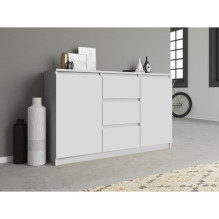 Topeshop 2D3S BIEL komoda Topeshop 2D3S BIEL komoda