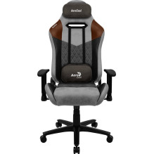 Aerocool DUKE AeroSuede Universal gaming chair Black, Brown, Grey