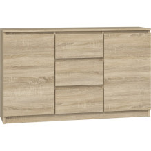 Topeshop KOMODA 2D3S DĄB SONOMA komoda Topeshop KOMODA 2D3S DĄB SONOMA komoda