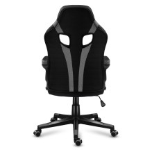 Huzaro FORCE 2.5 GREY MESH Gaming armchair Mesh seat Black, Grey