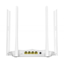 „Tenda AC5 v3.0“ 1200 Mbps dviejų dažnių belaidis maršrutizatorius (2,4 GHz / 5 GHz), greitas eternetas, baltas