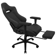 „Aerocool ROYALASHBK Premium“ ergonominė žaidimų kėdė, kojų atramos, „Aeroweave“ technologija, juoda