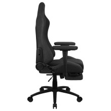 „Aerocool ROYALASHBK Premium“ ergonominė žaidimų kėdė, kojų atramos, „Aeroweave“ technologija, juoda