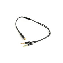 Gembird !Adapter audio stereo 3.5mm mini Jack / 4PIN / audio cable 0.2 m 2 x 3.5mm Black Gembird !Adapter audio stereo 3.5mm mini Jack / 4PIN / audio cable 0.2 m 2 x 3.5mm Black