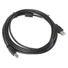 Lanberg CA-USBA-11CC-0030-BK USB cable USB 2.0 3 m USB B Black Lanberg CA-USBA-11CC-0030-BK USB cable USB 2.0 3 m USB B Black