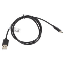 LANBERG USB 2.0 TYPE-C(M)-AM kabelis, 1 m, juodas