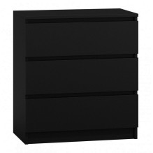 Topeshop M3 CZERŃ komoda