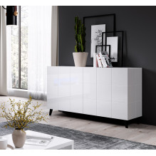 Cama sideboard 2D REJA white gloss / white gloss Cama sideboard 2D REJA white gloss / white gloss