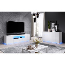 Cama sideboard 2D REJA white gloss / white gloss Cama sideboard 2D REJA white gloss / white gloss