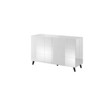 Cama indauja 2D REJA balta blizgi / balta blizgi